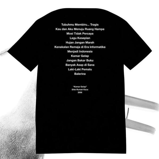 Tshirt Efek Rumah Kaca - Kamar Gelap (Official Merchandise Efek Rumah Kaca) (BTSM) LL