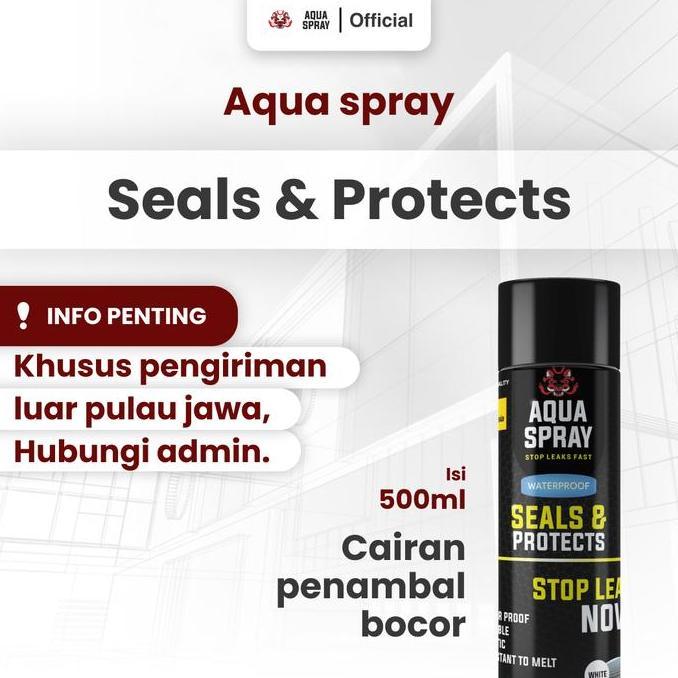 Potere- Aqua Spray - Penambal Kebocoran - Anti Bocor 500Ml | Rs