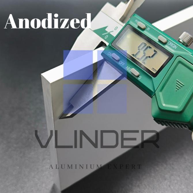 Antimateri- Plat Aluminium Strip 100 Mm X 9.5 Mm