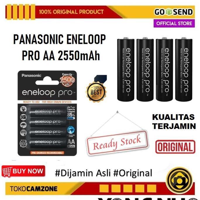 Nascosta- Panasonic Eneloop Pro Aa A2 2500Mah Baterai Eneloop Aa Rechargeable
