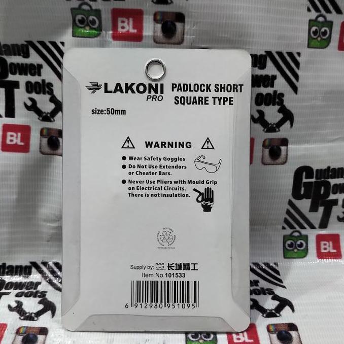 Antimateri- Gembok Pagar Gembok Baja Solid Lakoni 50Mm