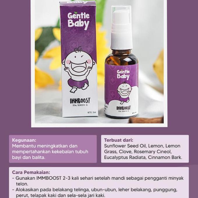 GENTLE BABY COUGH AND FLU -IMUN BOOSTER - OBAT BATUK ANAK - ESSENTIAL