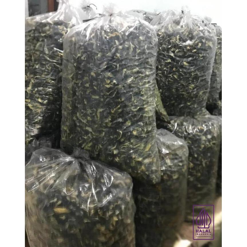 Kerupuk Kulit Ikan 'Salmon' - Setengah matang Keripik Snacks Crispy Food TB