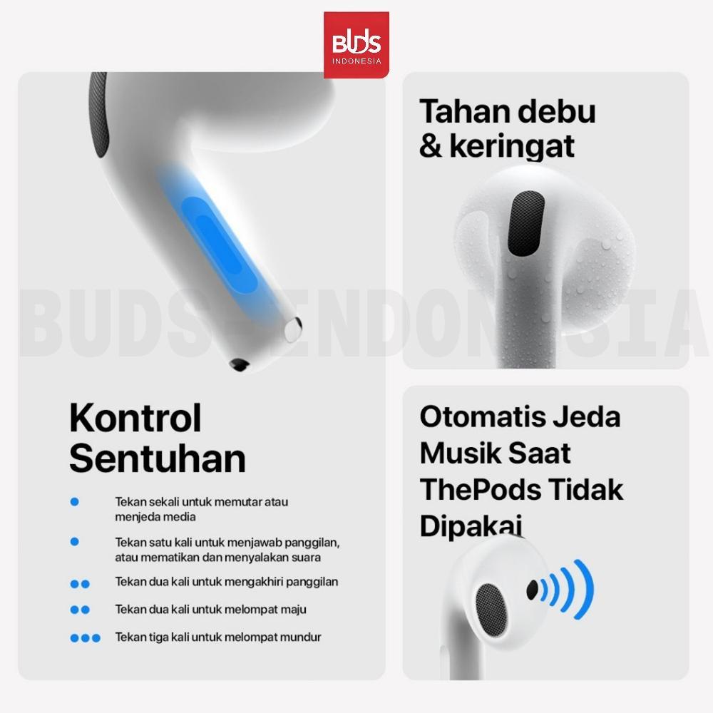 New Buds Tws Pods Gen4 Earphone Bluetooth Headset Bluetooth Wireless Earbuds Super Bass Dengan Audio