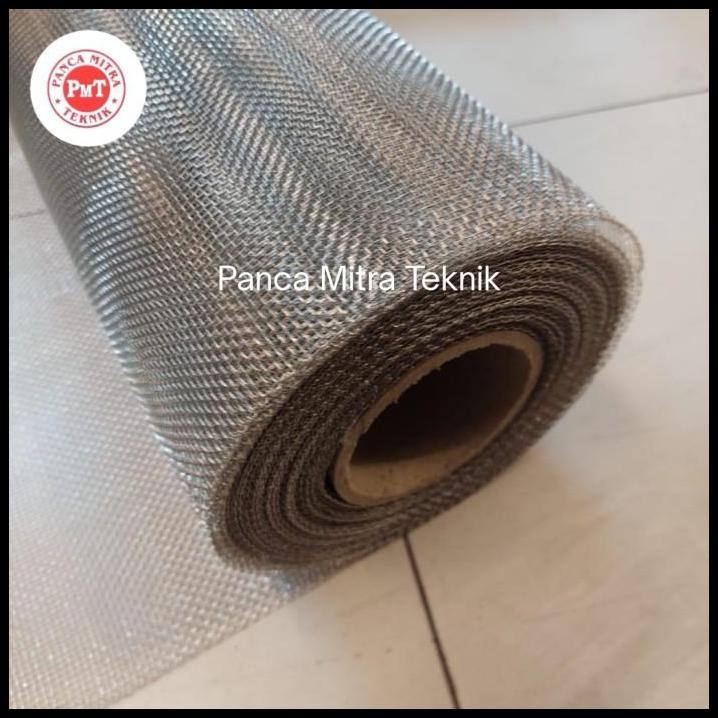 TERLARIS KAWAT WIREMESH MESH 20 STAINLESS SS304 / KAWAT NYAMUK METERAN (1.3METER X 1METER) 