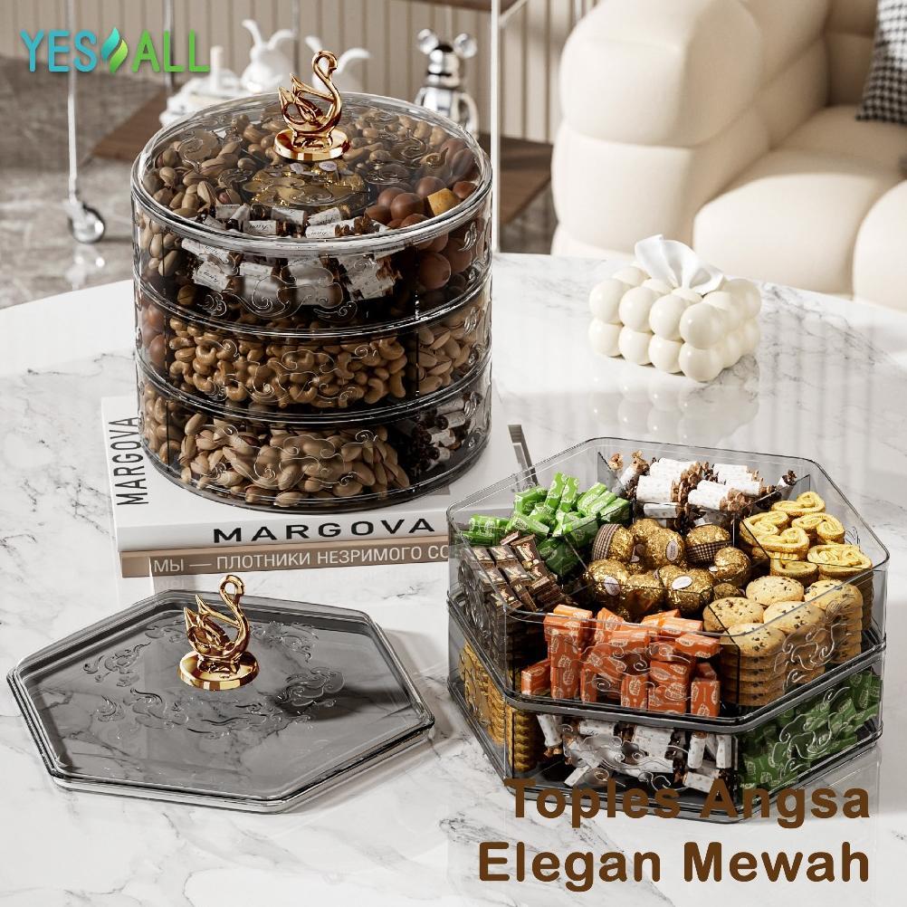 YESALL TOPLES LEBARAN BULAT - TOPLES AESTHETIC / CANDY BOX / KOTAK PERMEN / TOPLES KUE KERING / TEMP