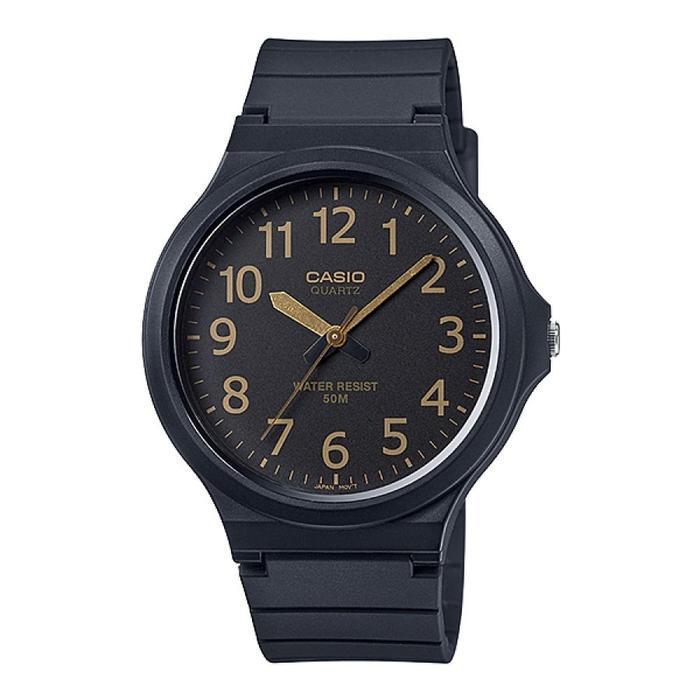 Bisa Cod - Casio Mw-240 Jam Tangan Pria Resin Water Resist 50M Quartz Analog Garansi Resmi