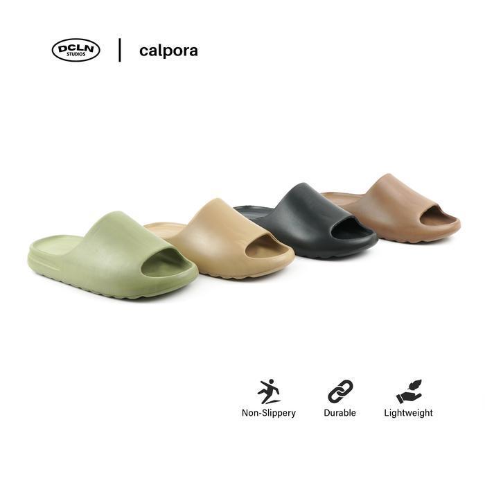 Bisa Cod - Declan Sandal Slide Pria Calpora Decas 06-002 Shoes Sendal Selop