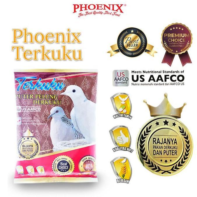 Fugl- Phoenix Terkuku Pakan Terkuku Untuk Derkuku Puter Pelung Phoenix Millet Putih Merah