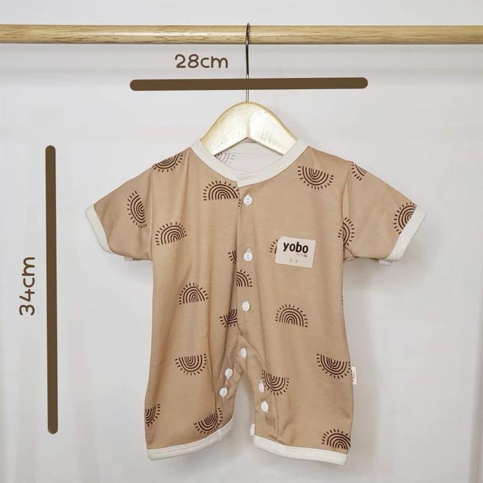 Bisa Cod - Yobo Baby Jumper Newborn Onesie | Baju Bayi Jumper Romper Jumper Segiempat