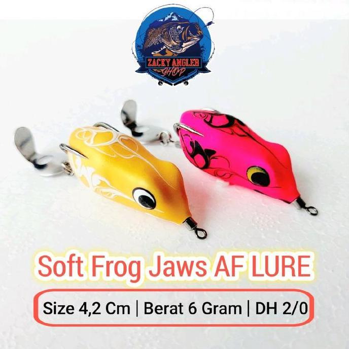 Tsurizao- Soft Frog Rasa Jaws Af Lure Umpan Casting Gabus Berisik