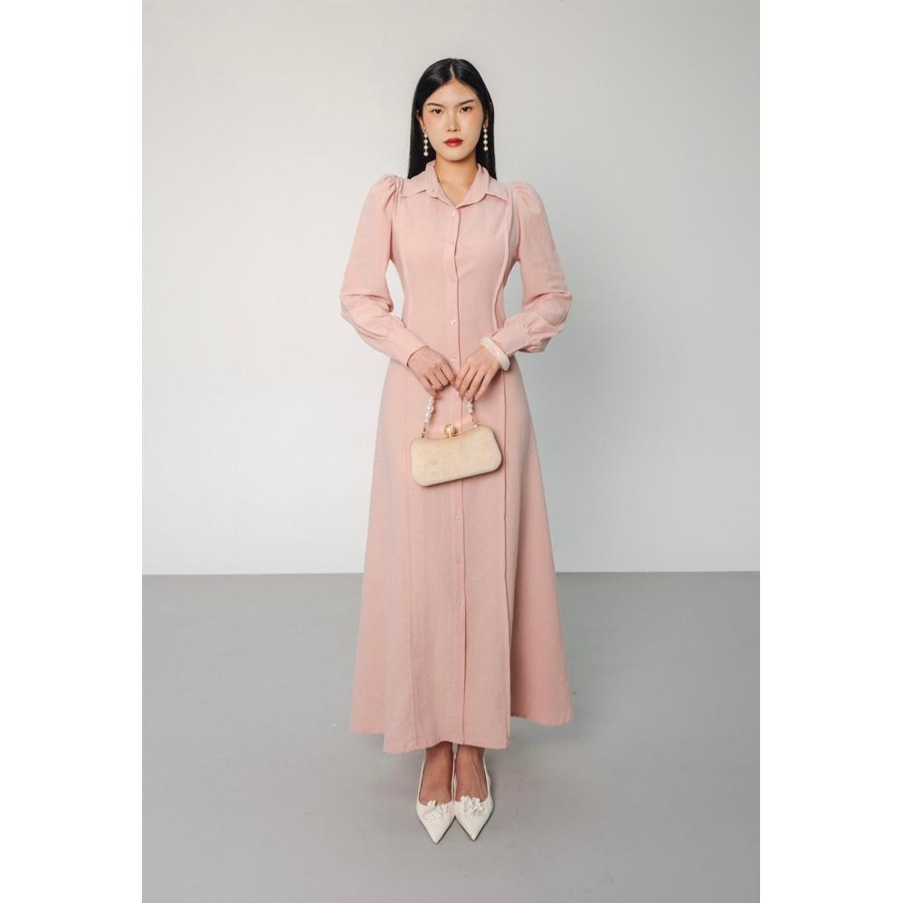 Termurah / Hot Sale [Lavia] Emilia Dress / Dress Puffy Sleeves Lengan Panjang