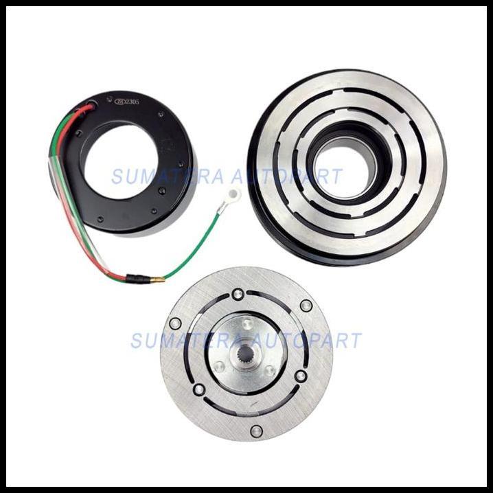 GRATIS ONGKIR PULLY PULY PULI COMPRESSOR KOMPRESOR MAGNET CLUTCH AC HONDA JAZZ GD3 CITY GD8 VTEC IDS