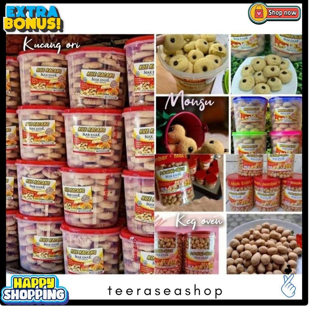 High Quality Aneka Kue Produk Mak Enak - Kue Kacang Mak Enak - Kacang Oven - Monde Susu - Lidah Kuci