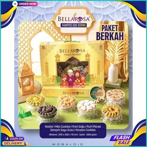 Promo Paket Berkah Bellarosa Paket Kue Lebaran Murah Bellarosa - Paket Makanan Lebaran