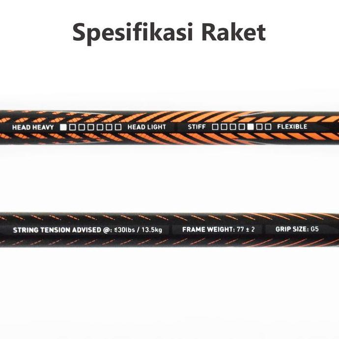 IRMAZUKI81 - RAKET BULUTANGKIS BADMINTON UBERSCHALL F9.2 BLACK