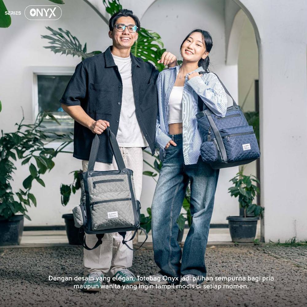 HOT SALE Evernext - Totte Bag Laptop Pria Wanita Tote Bag Kuliah Tas Jinjing Tas Ransel Laptop Tote 