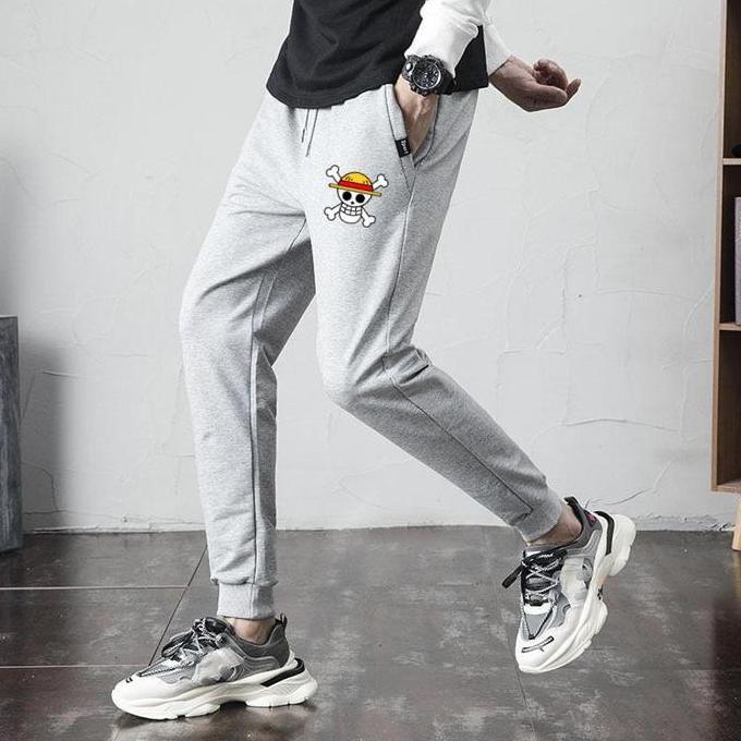 Yoyyy- Celana Panjang Pria Jogger Luffy Celana Olahraga Celana Trening Mukzhop Sport