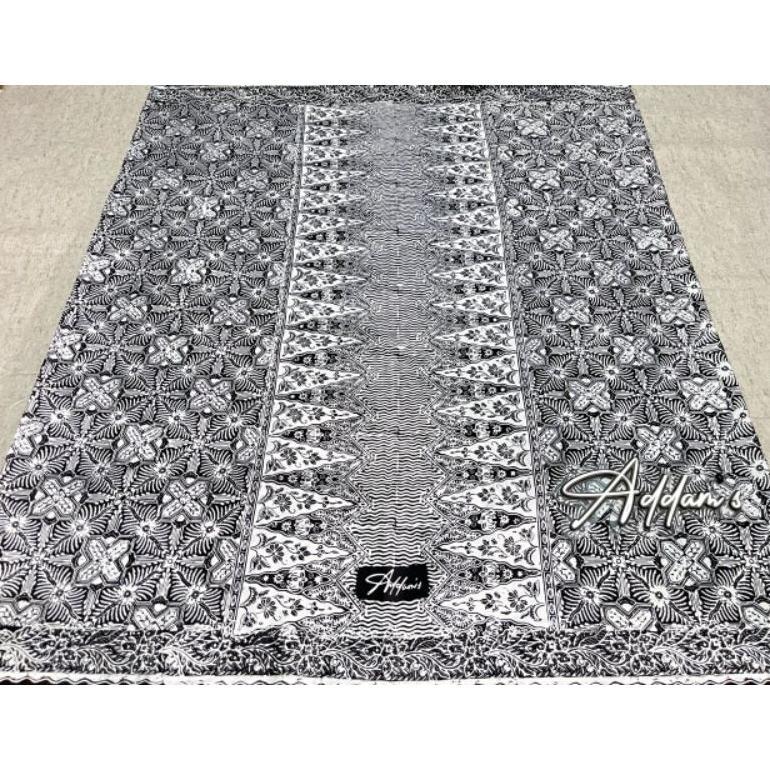 Sarung Batik Cap Warna Putih Katun Premium Batik Pekalongan Asli // Sarung Batik Addams // Sarung Ba