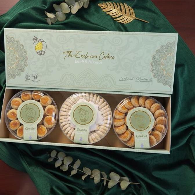 Kue Lebaran Paket Lebaran Exclusive Cookies Nastar Kue Kacang 750gr