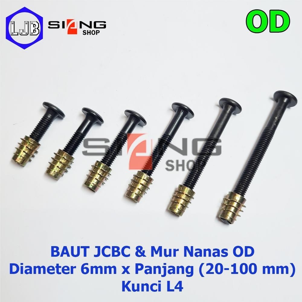 Per 100Bj Baut Jcbc Furniture M6 Dan Mur Nanas Od