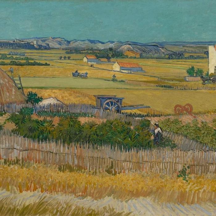 Lukisan Vincent van Gogh The Harvest Painting