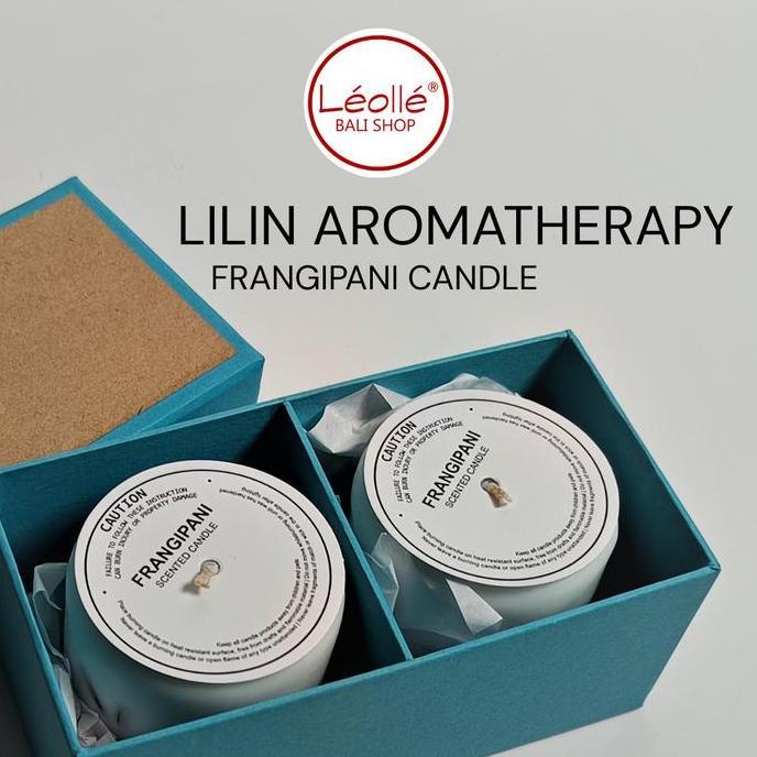 Leolle Bali Lilin Aromaterapi Set 2pcs Kado Ulang Tahun | Lilin Wangi Bali Lilin Dekorasi Lilin Souv