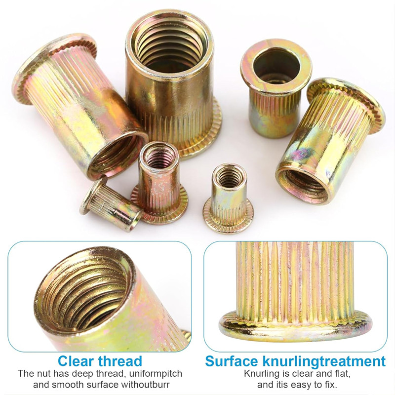 Cod100Pcs Mur Rivet M6/Rivet Nut/Rivet Nut M6