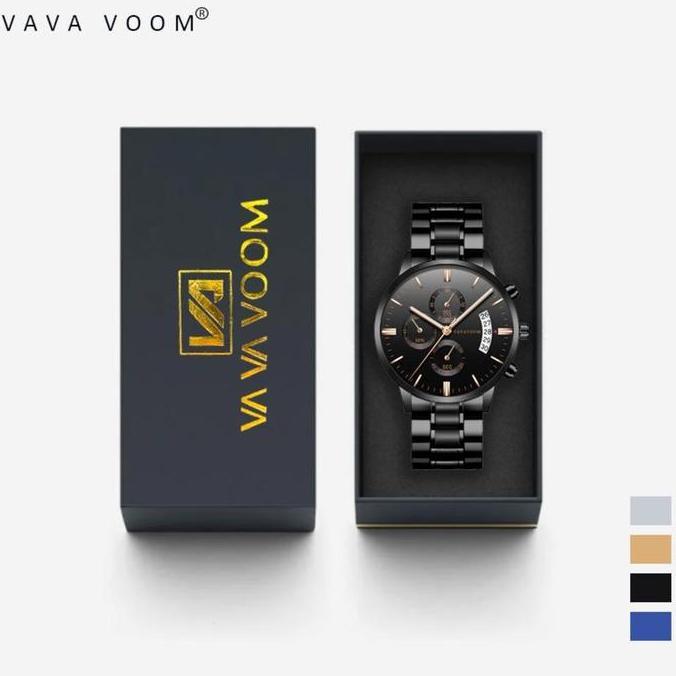 Jam Tangan Pria VAVA VOOM 100% Original Kronograf  214 hadiah watches