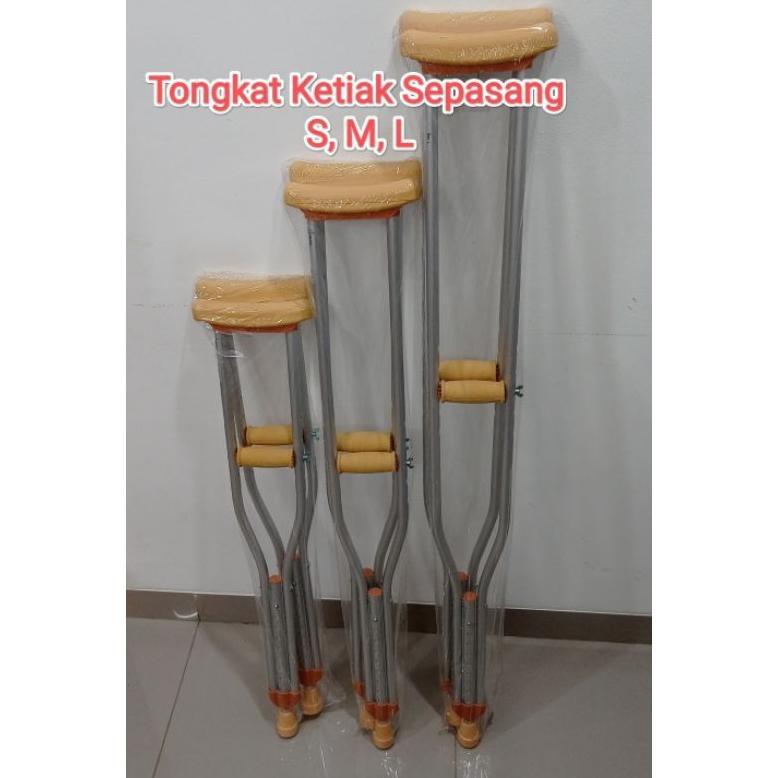 Tongkat Ketiak /Crutch / Kruk Ketiak / Tongkat Jalan / Tongkat Bantu Jalan