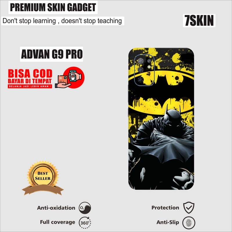 Promo 2Pcs Cod Skin Advan G9 Pro 2pcs Batman Garskin Case Stiker Protector Free Custom COD