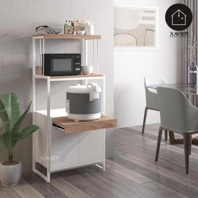 Terlaris Lemari Dapur Serbaguna Kithenset Rak Dapur Buffet Siantano