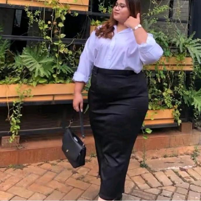 PREMIUM ROK WANITA JUMBO SPAN PANJANG SCUBA LATEX TEBAL MUAT BB 100 MELAR SCUBA LATEX Tebal Dewasa K