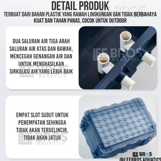Sakana- Filter Kolam Ikan Koi Hias / Ember Bio Filter Kolam / Tong Filter Kolam Ikan / Trickle Box F
