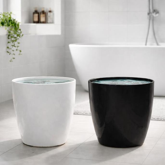 Bak Mandi Teraso Terazzo Aesthetic Bak Air Minimalis Bak Modern Gentong Teraso Mode Kapsul