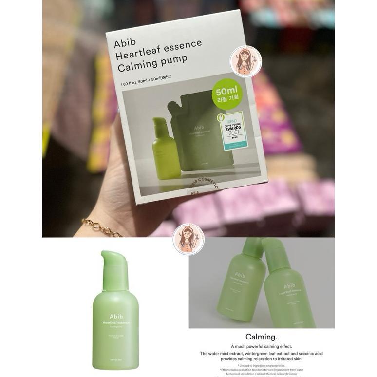 READY ABIB HEARTLEAF ESSENCE 50ML CALMING PUMP