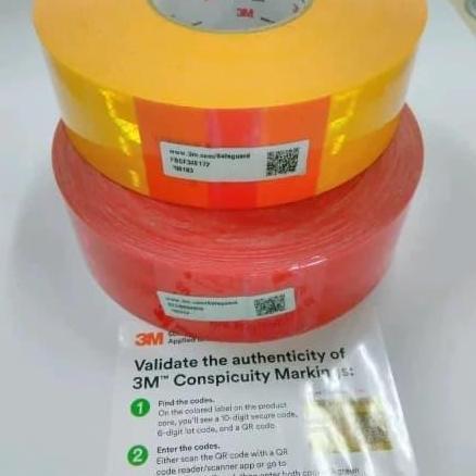 3M Stiker Scothlite Reflektor Diamond Grade-Sticker Original 3M