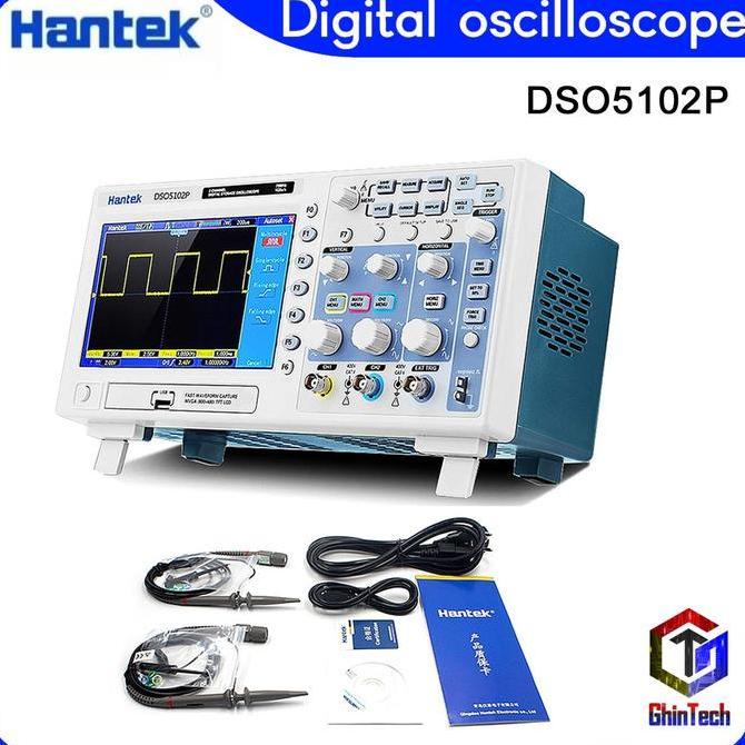 HANTEK DIGITAL OSILOSKOP  DSO2D10 DSO2D15 2 CHANNEL 100 MHZ/150 MHZ ORIGINAL DAN TERPERCAYA