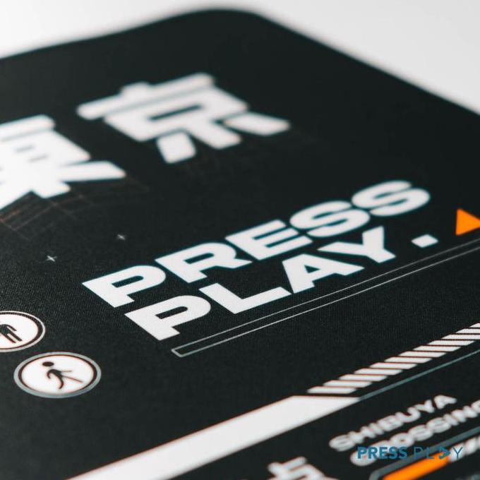 SHIBUYA Gaming Mousepad Deskmat by Press Play