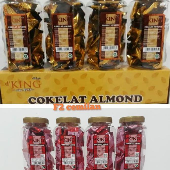 D KING ALMOND KEMASAN BOX/BONIBOL COKLAT ALMOND AS