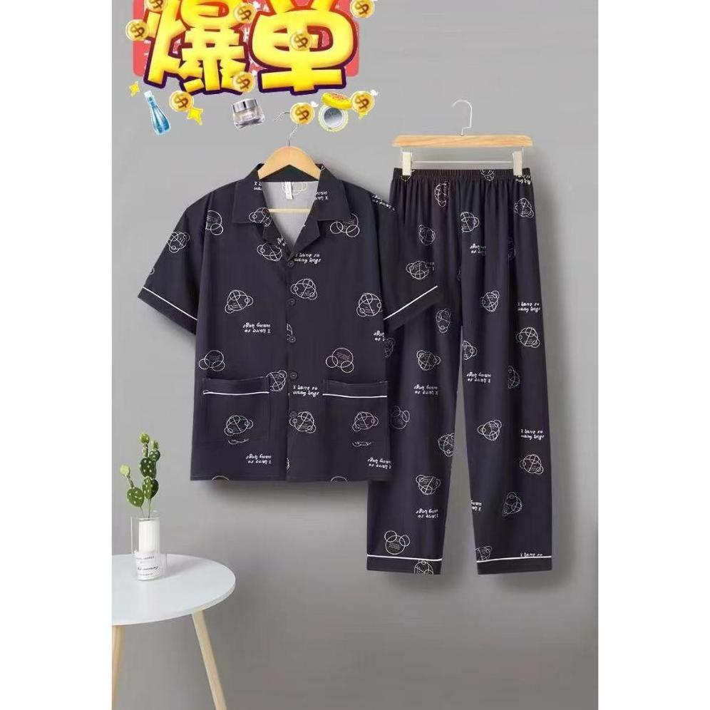 best deals pajamas cowok dewasa import piyama pria remaja set celana panjang pajamas laki laki katun