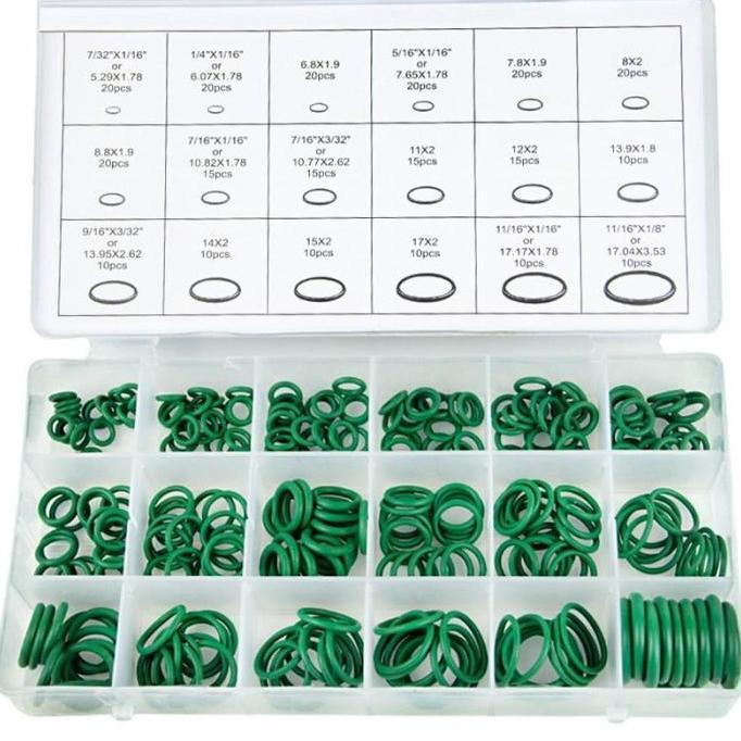 Karet Oring Seal Sil O Ring Rubber Gasket Set Selang Mesin AC Mobil