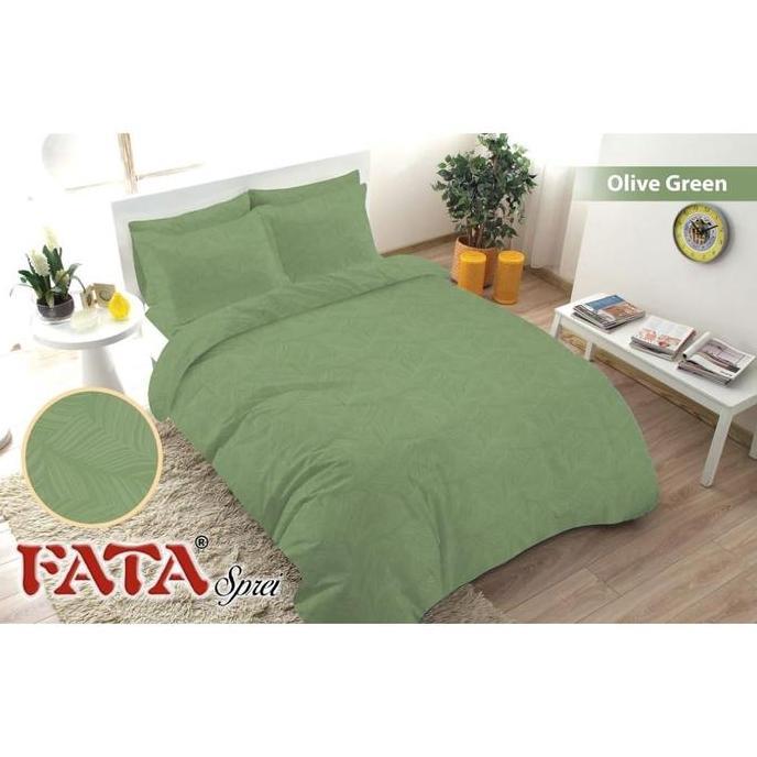 Bed Cover Single 120X200 Fata Polos / Set Bedcover Fata Polos 120X200 Premium