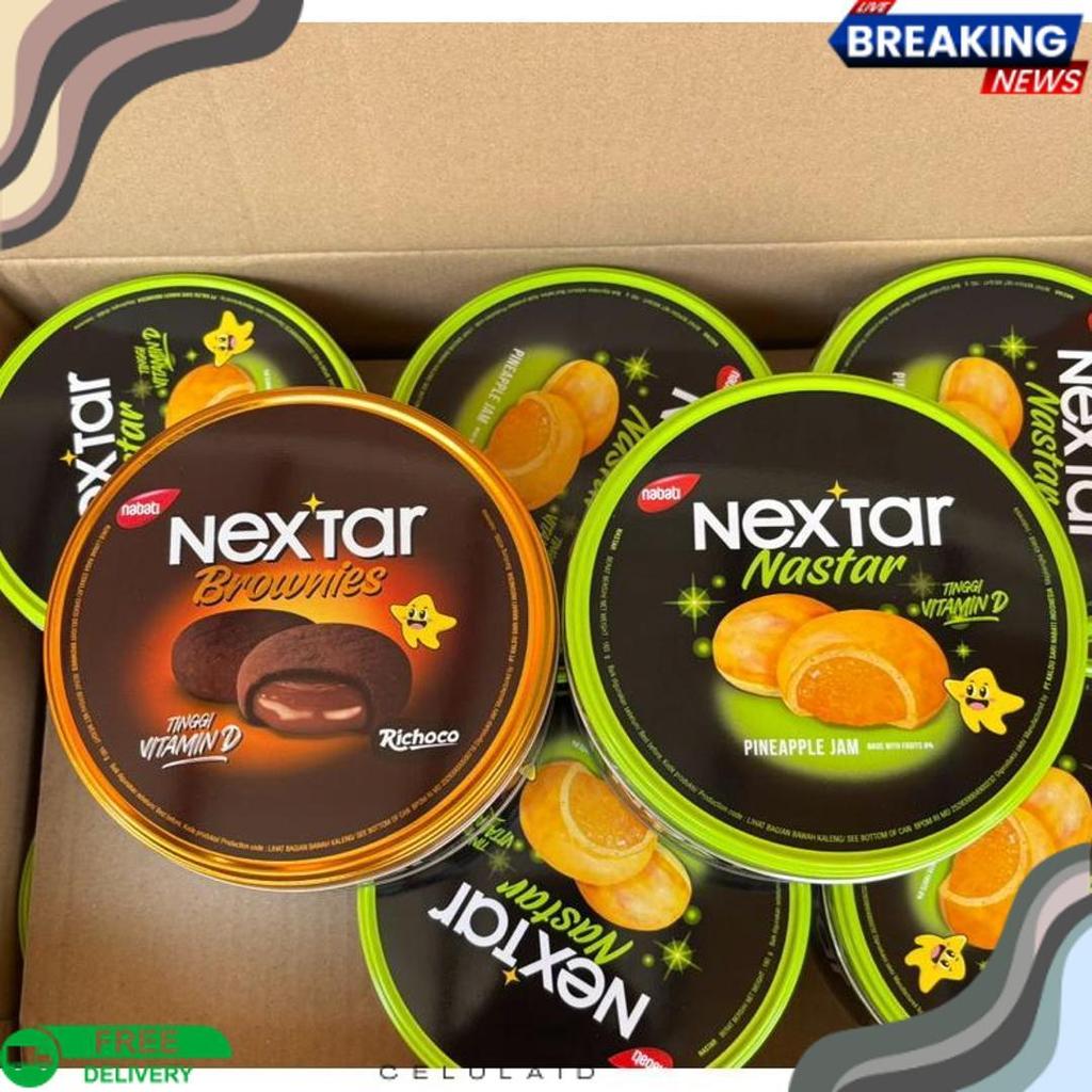 High Quality Agen Distributor Makanan Ringan Snack Hampers Lebaran Biskuit Toples Nextar Nabati Nast