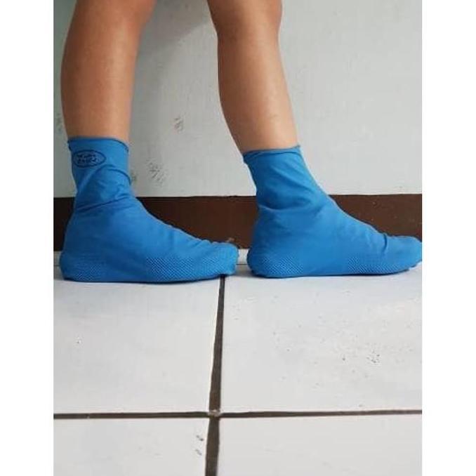 Balon Cover Shoes Jas Sepatu Karet Latex Waterproof Low Pendek