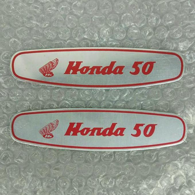 Sticker Tangki Almunium Sticker Tangki Almunium Honda C50 C 50 Pispot