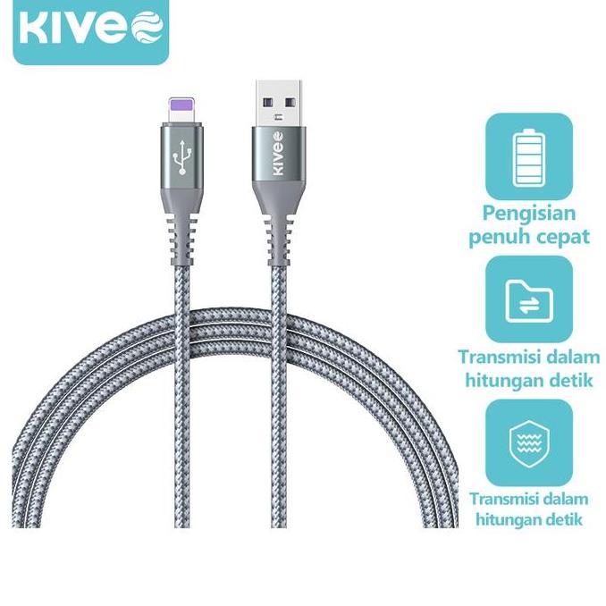 KIVEE Kabel Data Apple Iphone Lightning USB-Lightning 2.4A