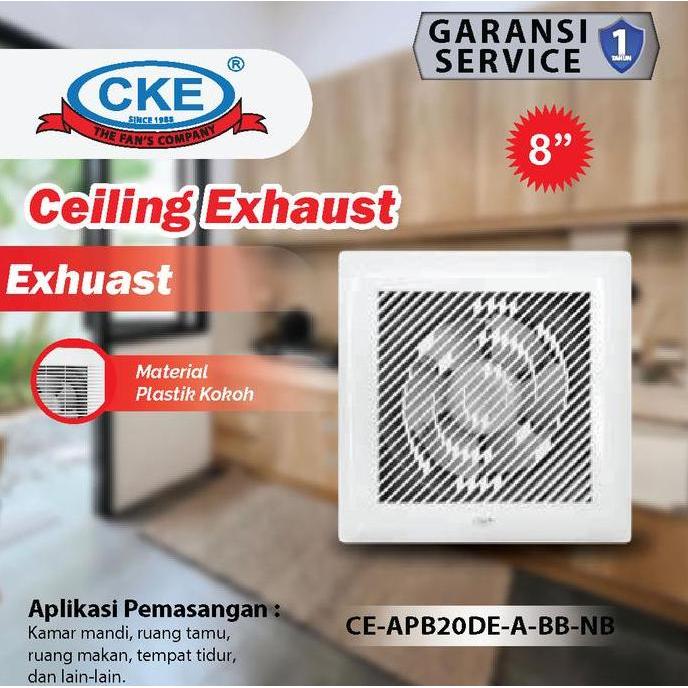 Exhaust Fan Plafon 8 Inch Hexos/Heksos/Ceiling Exhaust CKE