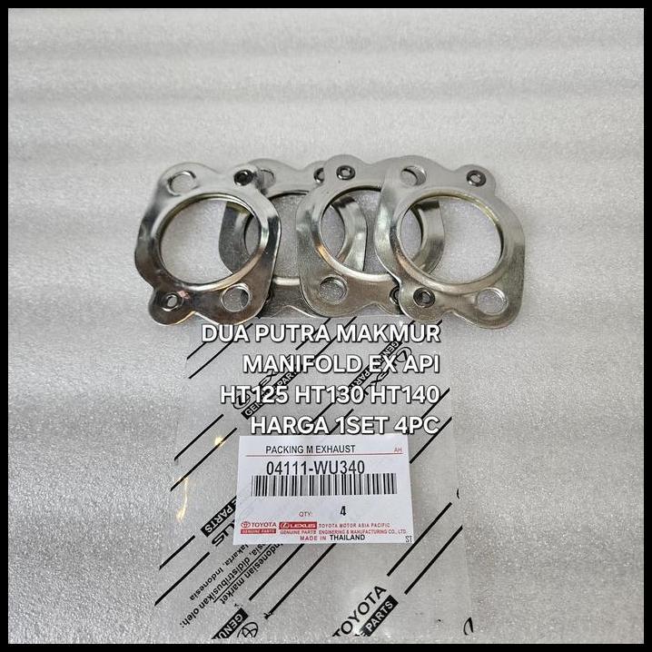 GRATIS ONGKIR PAKING MANIFOLD EX API RINO HT125 DUTRO HT130 HT140 HINO DUTRO HARGA 1SET 4PC 04111-WU