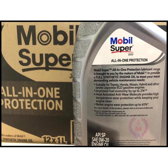 TERBARU MOBIL 1 SUPER ALL IN ONE PROTECTION 0W-20 0W20 0W/20 SP FULL SYNTHETIC